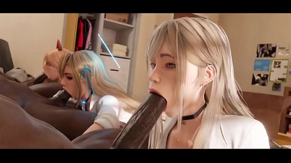 Tu y tus amigos disfrutan de las placenteras mamadas de sus novias